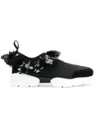 Emilio Pucci Sequin Embellished Slip-on Sneakers - Black