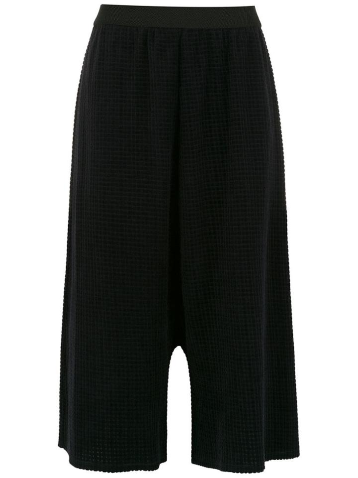 Alcaçuz Lilao Cropped Trousers - Black