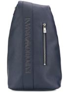 Emporio Armani Grained Logo Backpack - 0455