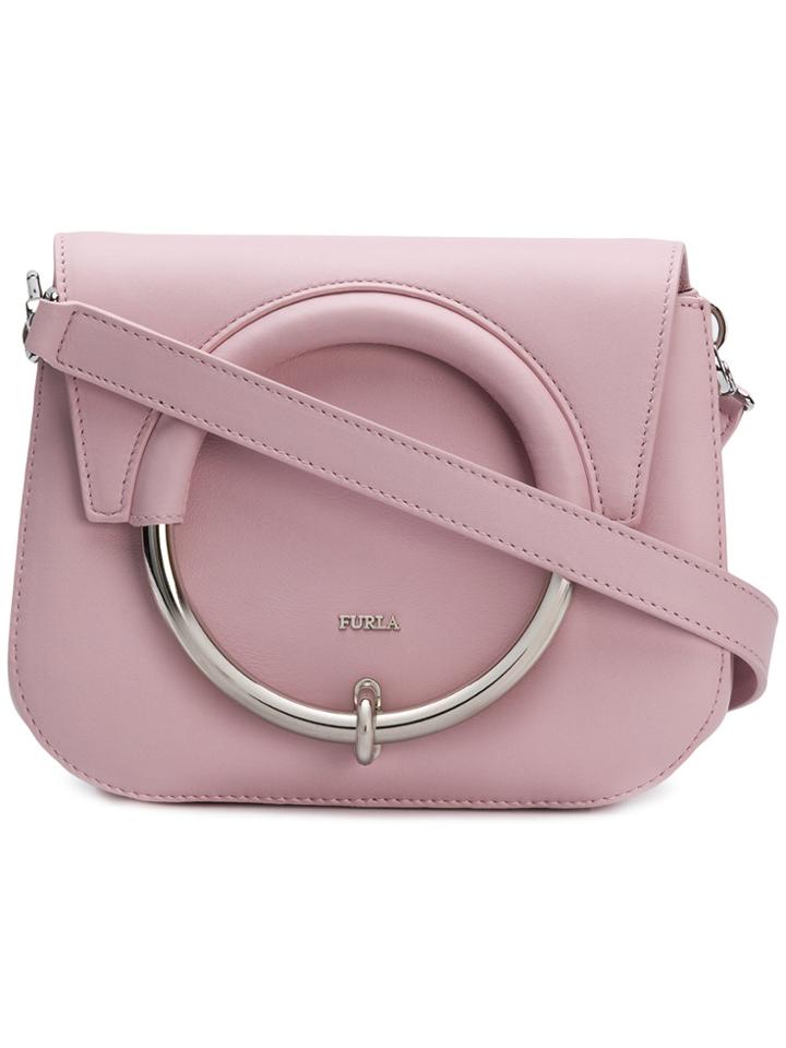 Furla Margherita Cross Body Bag - Pink & Purple