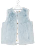 Yves Salomon Enfant Classic Gilet - Blue