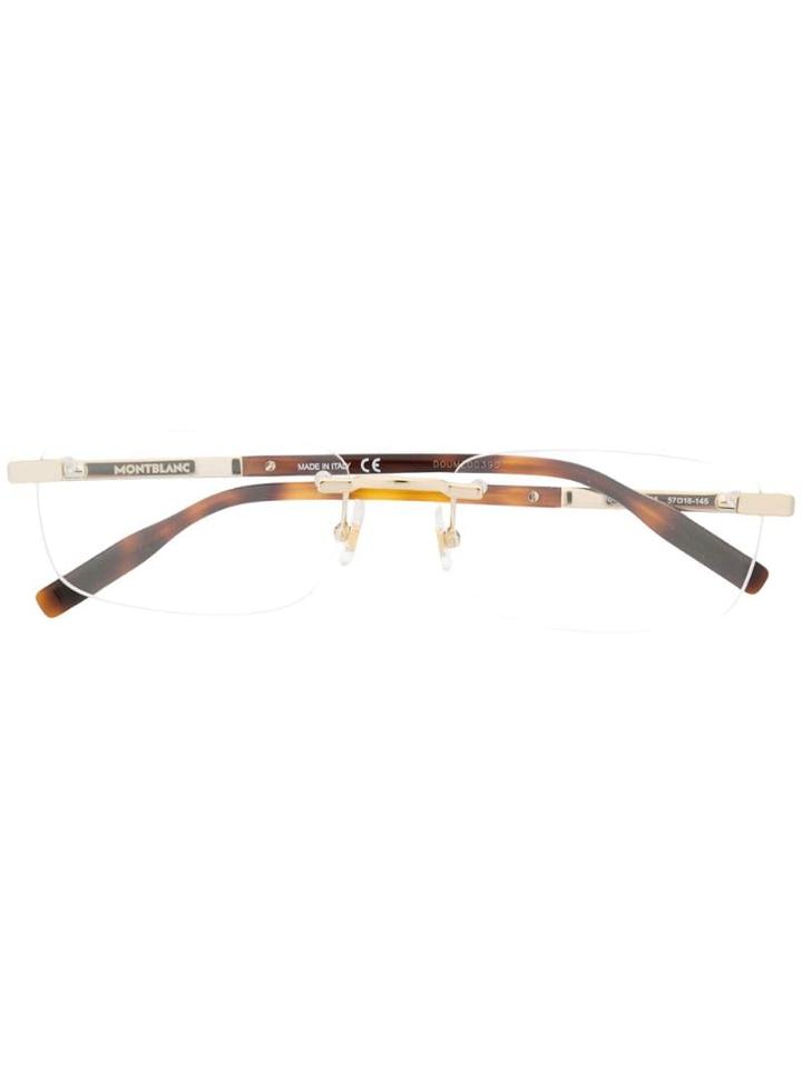 Montblanc Slim Lens Glasses - Brown