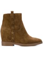 Ash Ankle Length Boots - Brown