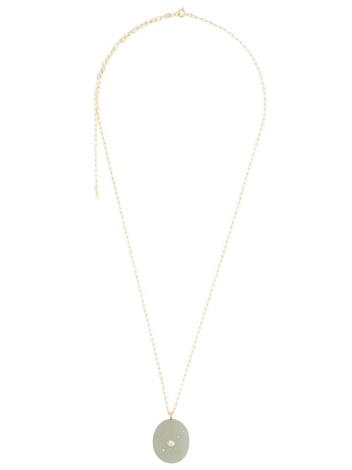Cvc Stones 18kt Yellow Gold Lume Pebble Necklace