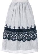 Steffen Schraut Striped Skirt - Blue