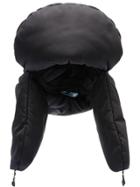 Prada Nylon Hat With Ear Flaps - Black