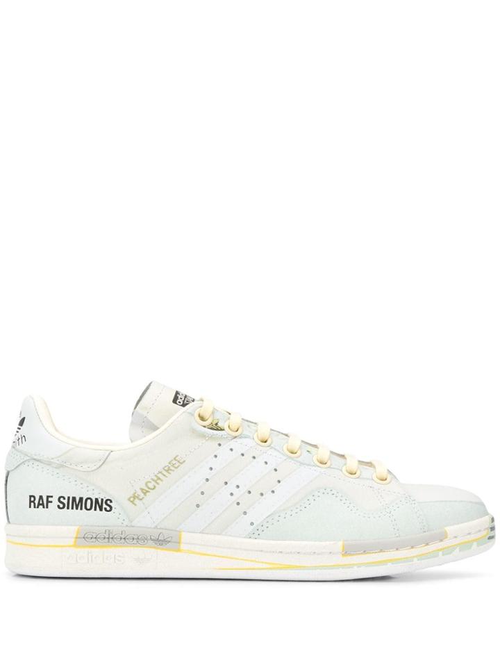 Adidas By Raf Simons Panelled Low-top Sneakers - Blue