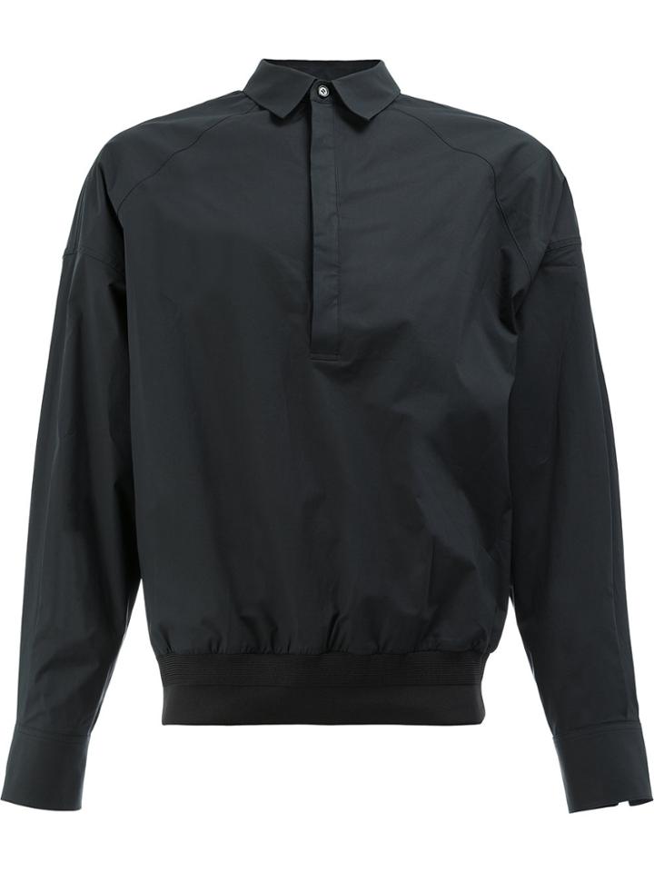 Juun.j Ribbed Hem Shirt - Black