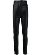 Pinko Plain High-waist Trousers - Black