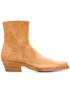 Calvin Klein 205w39nyc Western Tod Crosta Ankle Boots - Brown