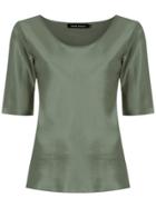 Gloria Coelho Silk Blouse - Green