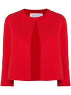 Harris Wharf London Cropped Jacket - Red