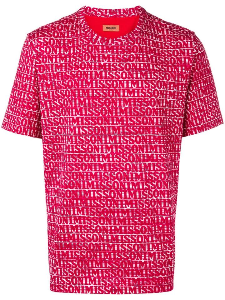 Missoni Logo T-shirt - Red