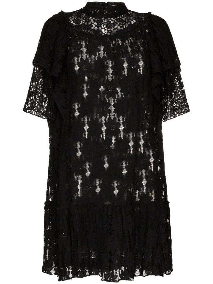 Isabel Marant Étoile Venus Lace Mini Dress - Black