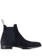 Scarosso Suede Chelsea Boots - Blue