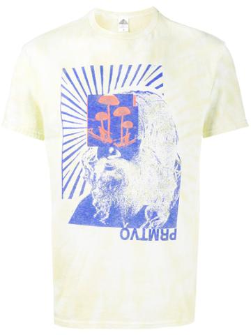 Prmtvo Mushrooms In My Eyes T-shirt - Yellow & Orange