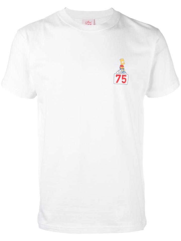 Joyrich Bart Simpson Detail T-shirt, Adult Unisex, Size: Medium, White, Cotton