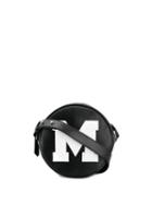 Msgm M Logo Crossbody Bag - Black
