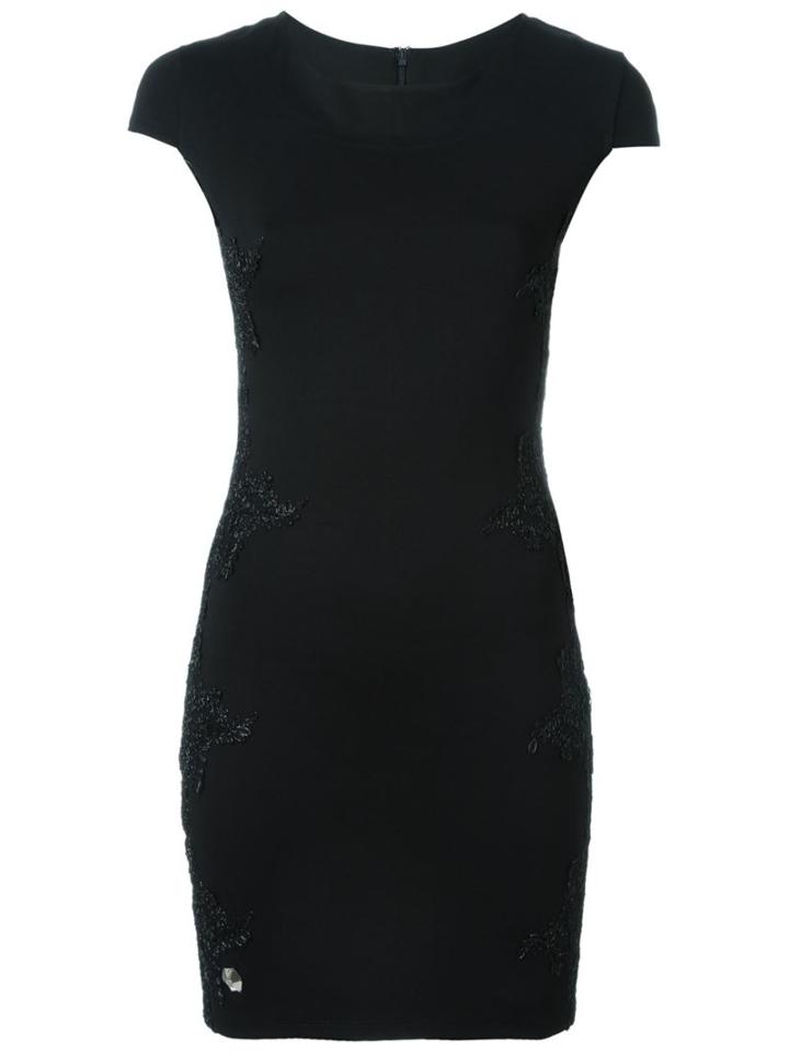 Philipp Plein 'every Time' Dress, Women's, Size: Small, Black, Polyester/spandex/elastane/viscose