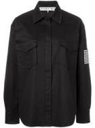 Alexander Mcqueen Logo Patch Shirt - Black