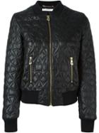 Versace Collection Embossed Leather Jacket