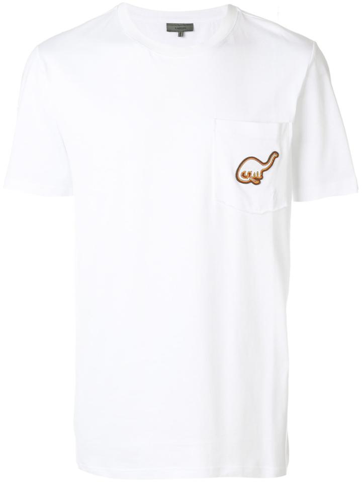 Lanvin Dinosaur Patch T-shirt - White