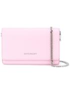 Givenchy Pandora Chain Wallet, Women's, Pink/purple, Leather/metal