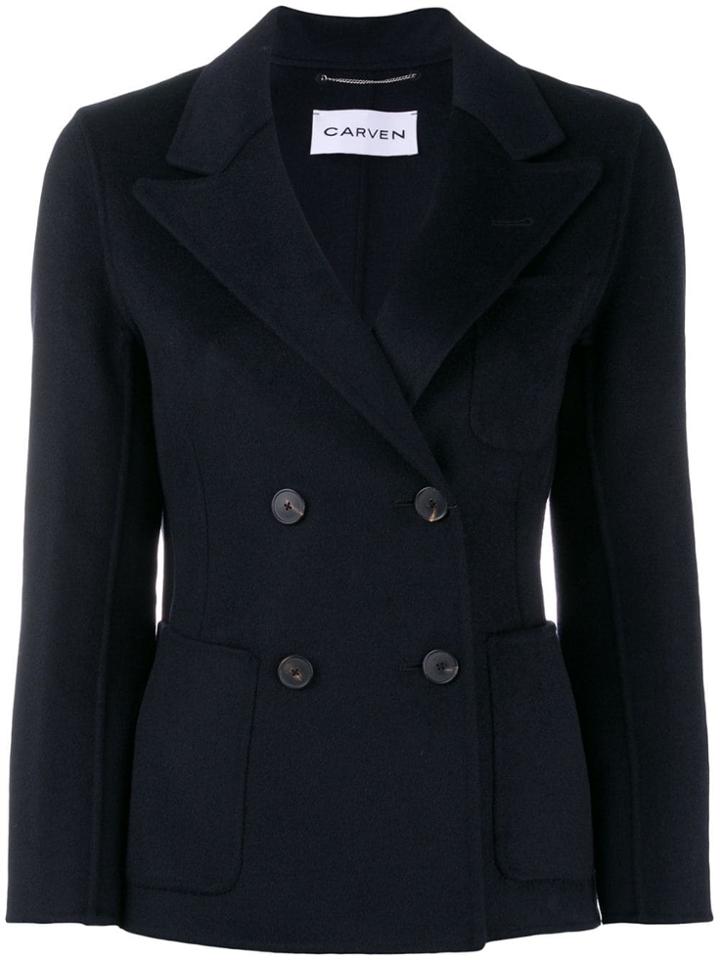 Carven Navy Jacket - Blue