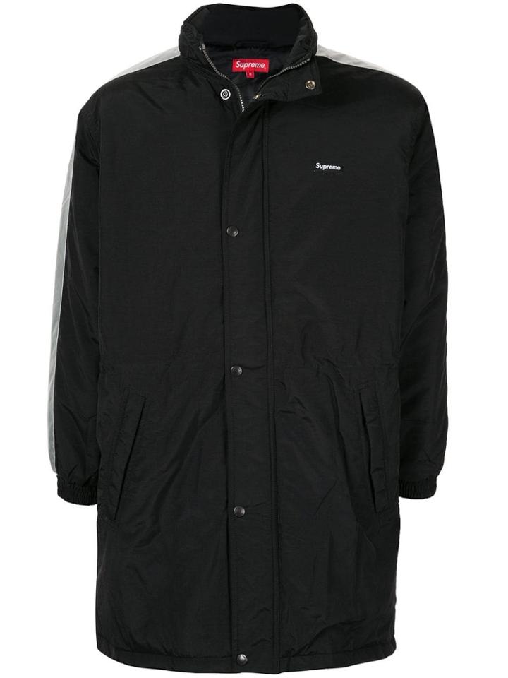 Supreme Stadium Parka Fw17 Coat - Black
