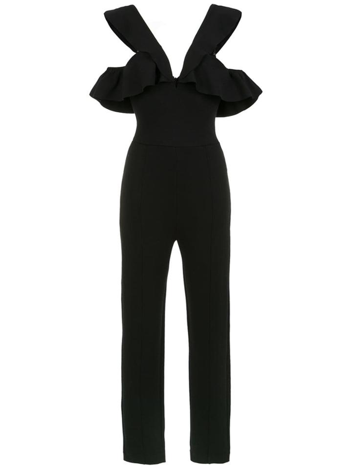 Tufi Duek Ruffled Jumpsuit - Black