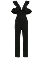 Tufi Duek Ruffled Jumpsuit - Black