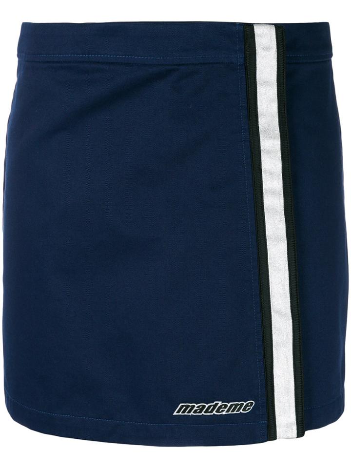 Mademe Wrap Style Skirt - Blue