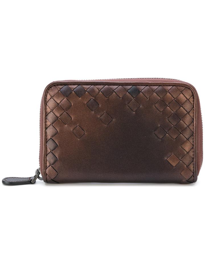 Bottega Veneta Intrecciato Purse Wallet - Metallic