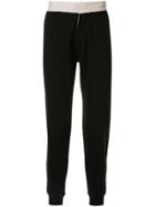 Kent & Curwen Two Tone Track Trousers - Black
