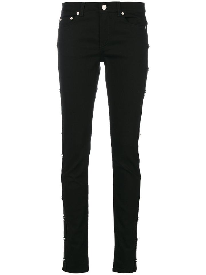 Givenchy - Star Studded Skinny Jeans - Women - Cotton/polyester/spandex/elastane - 40, Black, Cotton/polyester/spandex/elastane