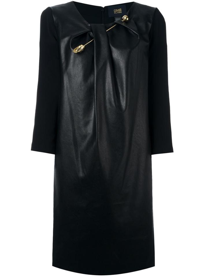 Cavalli Class Embellished Knot Detail Dress - Black