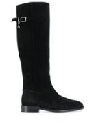 Patrizia Pepe Buckle Knee-length Boots - Black