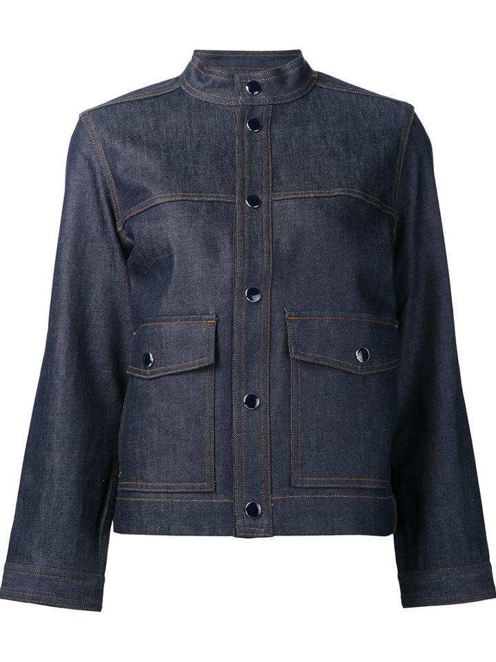 Vanessa Seward Denim Cropped Jacket