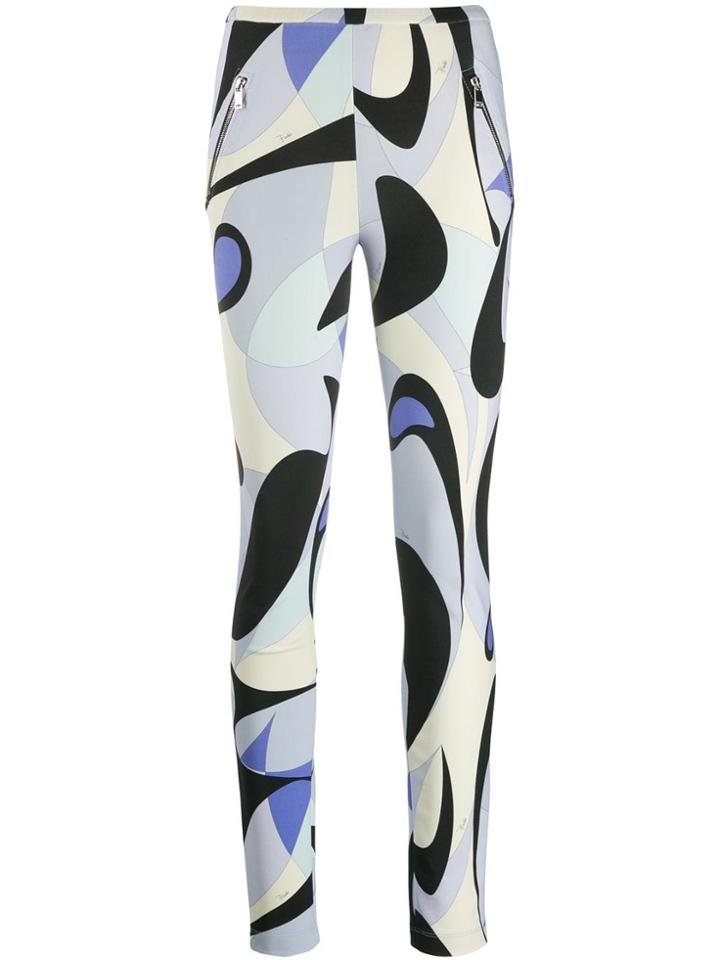 Emilio Pucci Alex Print Leggings - Black