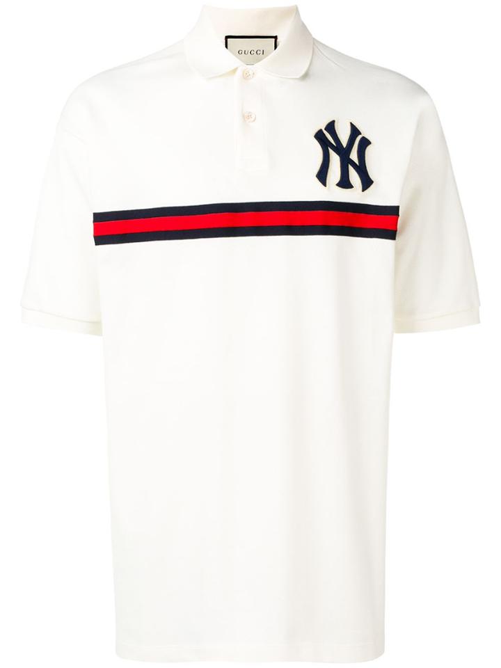 Gucci Ny Logo Polo Shirt - White