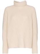 Loewe Cashmere Knitted Jumper - White