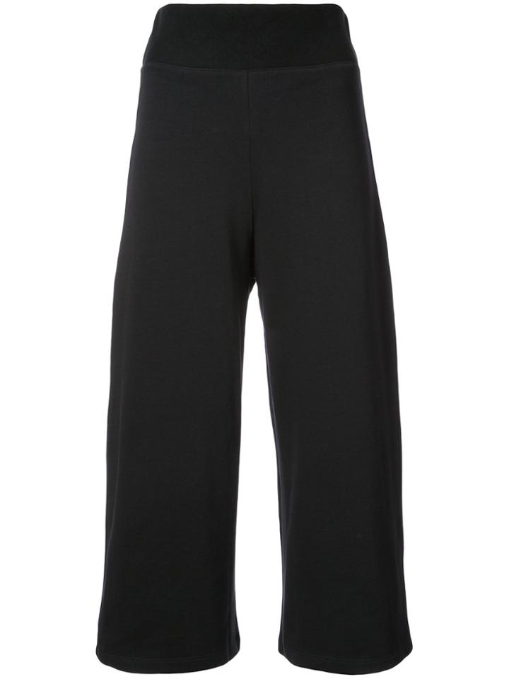 Opening Ceremony Cropped Flared Sweatpants - Black