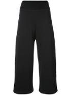 Opening Ceremony Cropped Flared Sweatpants - Black