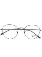 Ray-ban Round Framed Glasses - Black