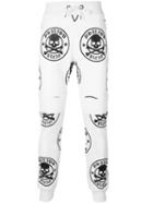 Philipp Plein - French Track Pants - Men - Cotton - M, White, Cotton