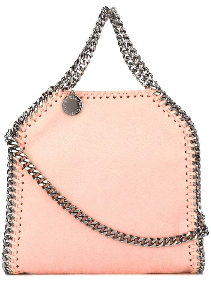 Stella Mccartney Tiny Falabella Tote, Women's, Pink/purple, Artificial Leather/metal (other)