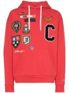 Champion X Clothsurgeon Logo Patch Hoodie - Red