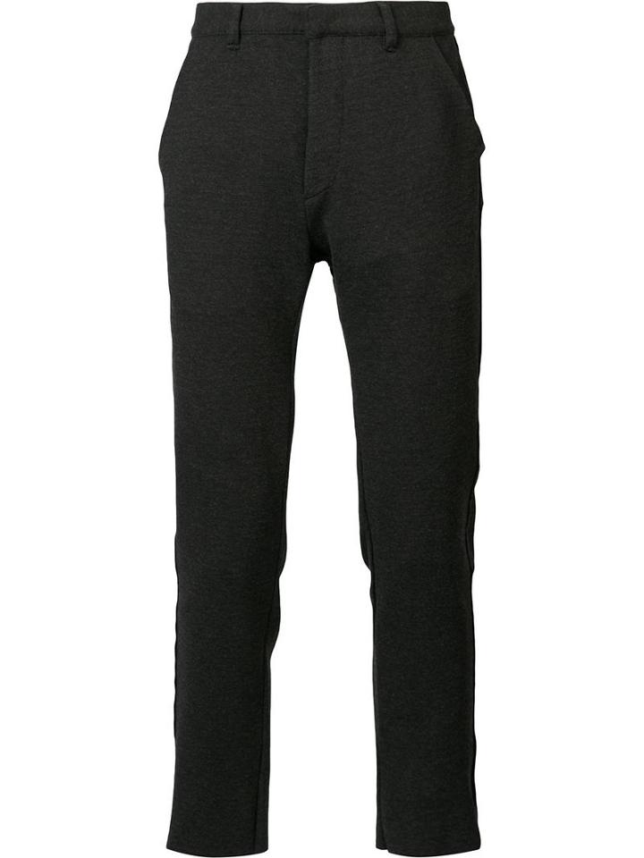 Osklen Slim Fit Tailored Trousers, Men's, Size: Medium, Black, Polyamide/viscose