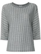 Armani Collezioni Rope Effect Jumper - Grey