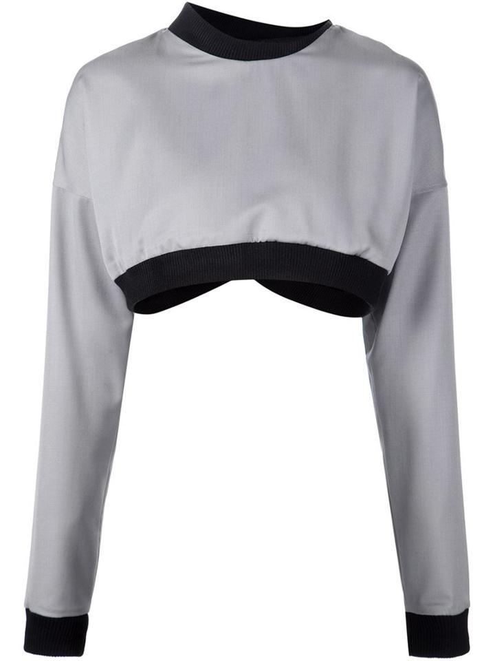 0dd. Overlap Crop Top